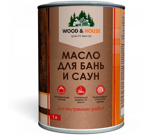 Приобрести МАСЛО ДЛЯ БАНЬ И САУН WOOD & HOUSE в Воронеже, Воронежская область